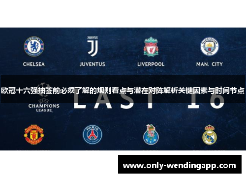 欧冠十六强抽签前必须了解的规则看点与潜在对阵解析关键因素与时间节点